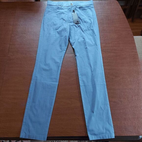 Greyson Amagansett 5 Pocket Golf Trousers Pants Wolf Blue Men's Size 30 x 32 - Picture 2 of 5